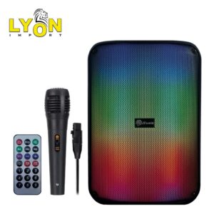 Parlante Bluetooth 8'' 5 C/ Mic Luz LED TLD8253