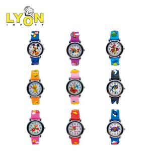 Reloj analogico Para Niño Malla 3D personajes
