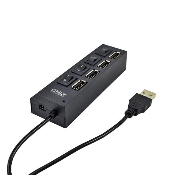 Hub Usb 4 Puertos Usb 2.0 Con Switch Hub Usb 4 Puertos Usb 2.0 Con Switch