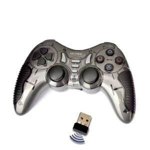 Joystick Wireless Ps3 / Ps2 / Pc Doble Vibracion Netmak