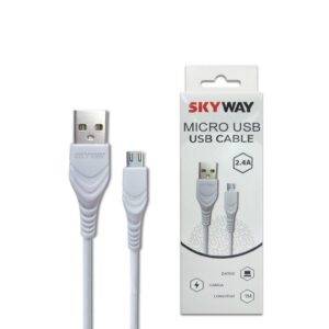 Cable Carga Rapida Micro Usb 1M 2.4A Marca Skyway