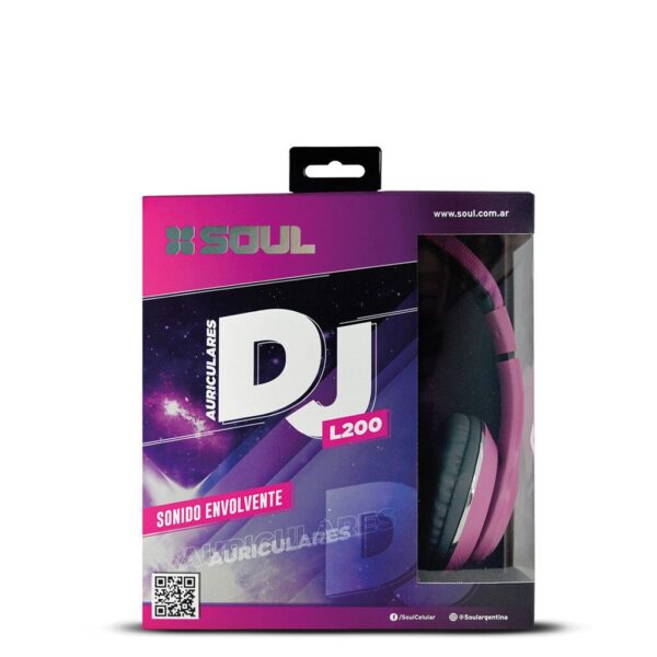 Auricular Vincha DJ L200 Miusic Marca Soul
