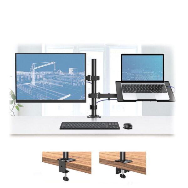 Soporte articulado para Monitor 13-32'' y Laptop  10-17'' Netmak