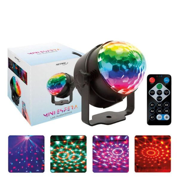 Esfera Magica con Luces Led Audiorítmica RGB
