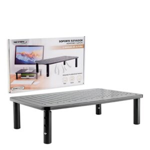 Soporte elevador Monitor / Laptop  Metalico - Altura regulable