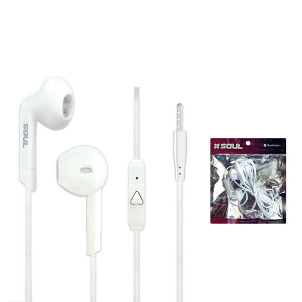 Manos Libres S59 Classic C/ Volumen Cable Marca SOUL Manos Libres S59 Classic C/ Volumen Cable Marca SOUL