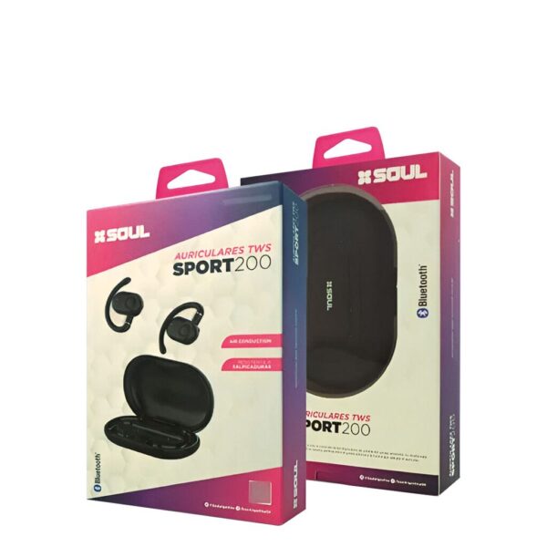 Auricular Sport Bluetooth 5.2 Air Conduction A200 Con Base