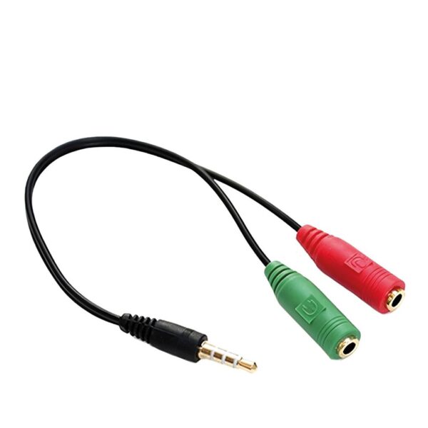 Adaptador Audio P/ Auricular Y Mic Ideal Ps4 X-Box Notebook Adaptador Audio P/ Auricular Y Mic Ideal Ps4 X-Box Notebook