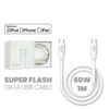 Cable iPhone 60W (C to C) 1 Metro iBOX OFERTA 00 Cable iPhone 60W (C to C) 1 Metro iBOX OFERTA 00