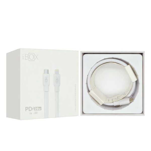 Cable iPhone 20W (C to Lightning) 1 Metro iBOX Calidad Superior