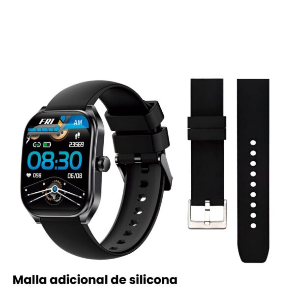 SmartWatch Bluetooth 5.3 Touch Curvo Metalico - NETMAK SmartWatch Bluetooth 5.3 Touch Curvo Metalico - NETMAK