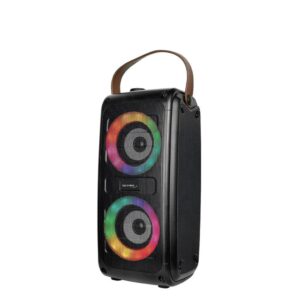 Parlante Bluetooth 3'' X2 RGB Giratorios - 5 efectos karaoke - Batería 3000mah - Pack retail - 34,6x16,8x13,5cm