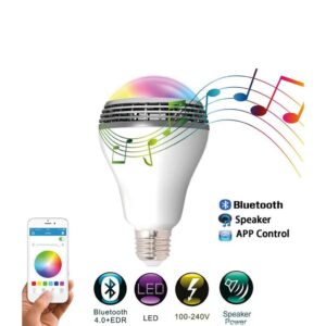Lampara Musical LED 7w Manejo Colores desde la APP