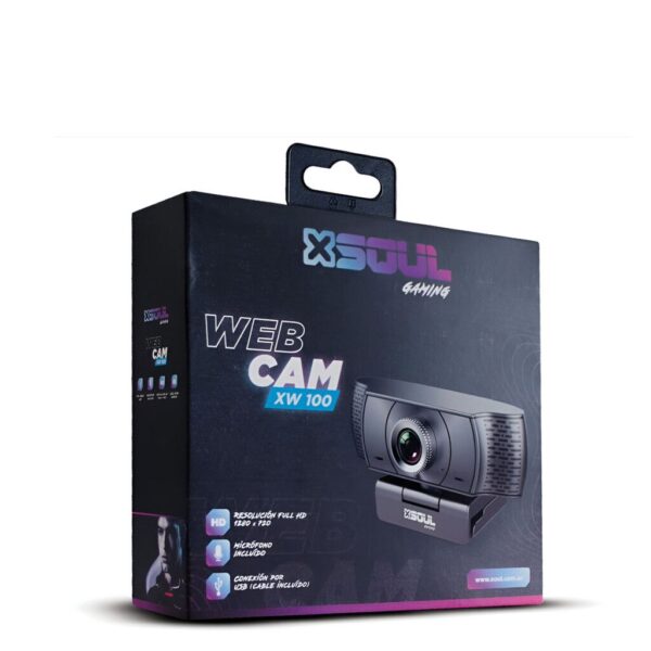 Camara Web USB c/Mic integrado 1Mp para PC soul XW100
