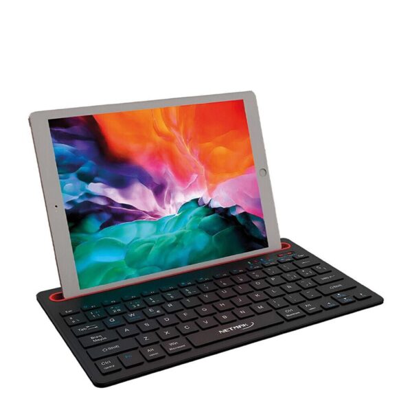 Teclado Bluetooth Para Tablet - Laptop Recargable -  Netmak