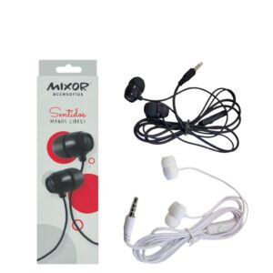Auricular Manos Libres Silicona Sentidos -  MIXOR in BOX