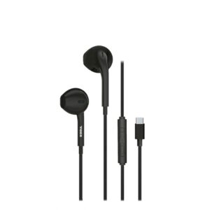 Manos Libres S389 Tipo ''C'' C/ Volumen Rigido NEGRO Marca SOUL --