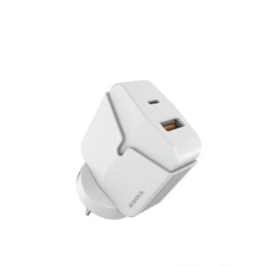 Cargador Ultra Rapido 20W 1USB QC + 1PD3.0 + Cable TC a Lightning SOUL