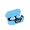 Earbuds Ultra Livianos Bluetooth C/ Base De Carga Display Marca Netmak