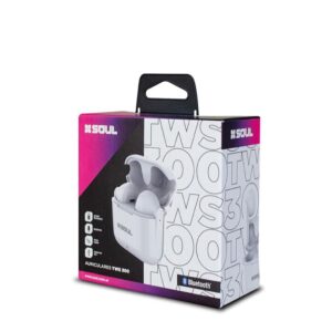 Auricular Bluetooth 5.2 TWS300 Con Base 10Hs --