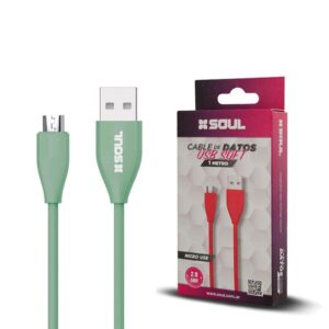 Cable Carga Rapida Micro Usb 2M 2A SOFT Marca SOUL OFERTA 00