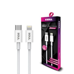 Cable USB Tipo C a Lightning 2Mts 3A