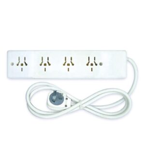 Zapatilla 4 Bocas Multinorma Cable x 5M