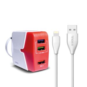 Cargador Ultra Ligthning 3.1A 3 USB Qualcomm 3.0 Marca SOUL Premium OFERTA 00
