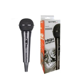 Microfono Dinamico C/ Cable Y Adaptador Plug