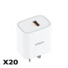 Cargador Viajero USB 2.4A box (X 20unidades) s/cable Cargador Viajero USB 2.4A box (X 20unidades) s/cable
