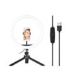 Aro LED 10'' usb Control 26cm c/ Tripode Aro LED 10'' usb Control 26cm c/ Tripode