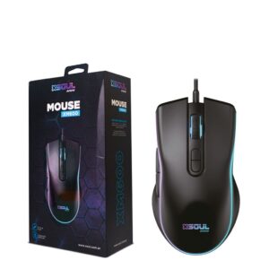 Mouse Gamer Soul RGB 1200-1800-2400-3600 DPI --
