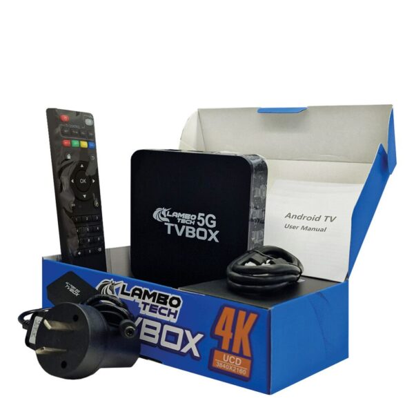 TV BOX 4K C/ 16GB - 256GB - Android 13.0