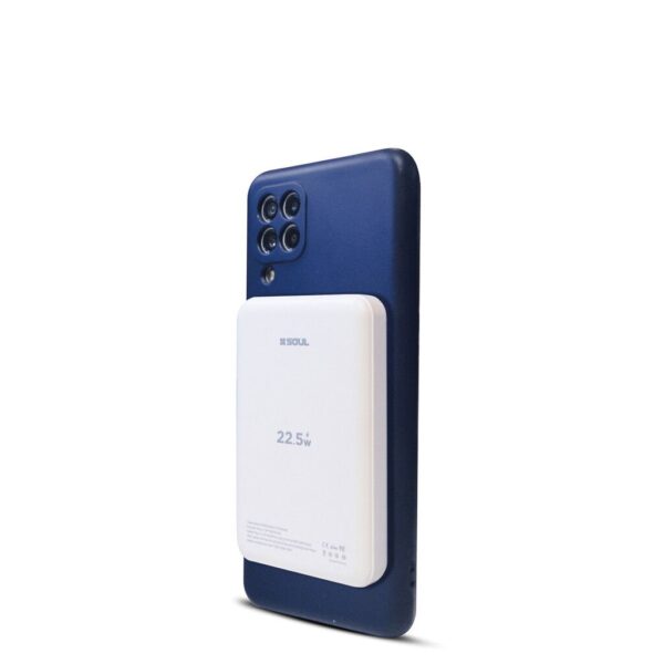 Power Bank Classic 100 5000mAh Inalambrico + Magnetico Marca 20w Soul --
