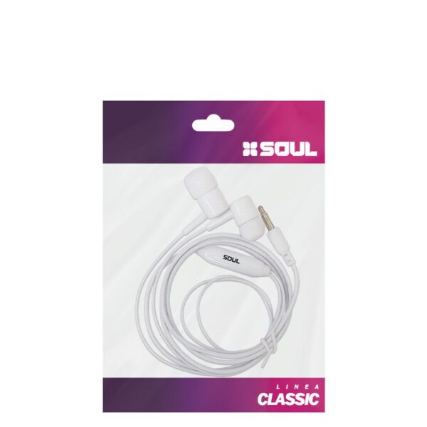 Manos Libres S49 In-Ea rC/ Volumen BLANCO Marca SOUL --