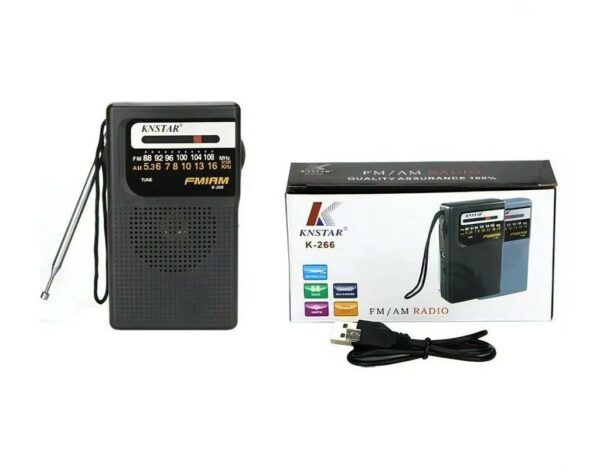 Radio Porttil AM / FM Salida Auric - KNSTAR