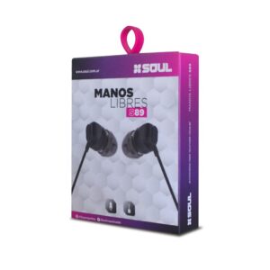 Manos Libres S89 Tipo ''C'' C/ Volumen Cable Anti Enriedo Marca SOUL --