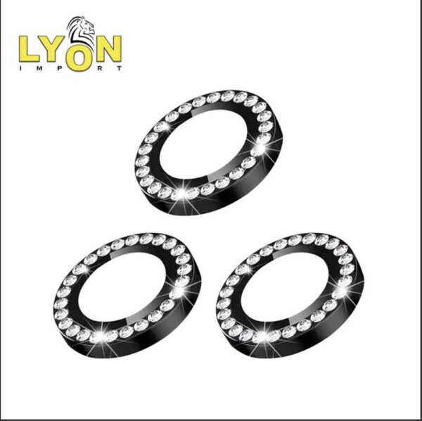 Glass Para Camara Single Strass iPhone 16 Pro