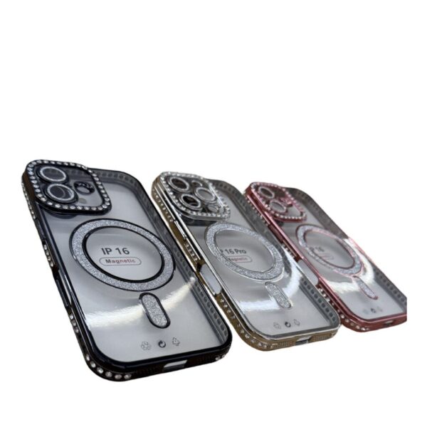 Protector Magsafe STRASS Transparente iPhone 17