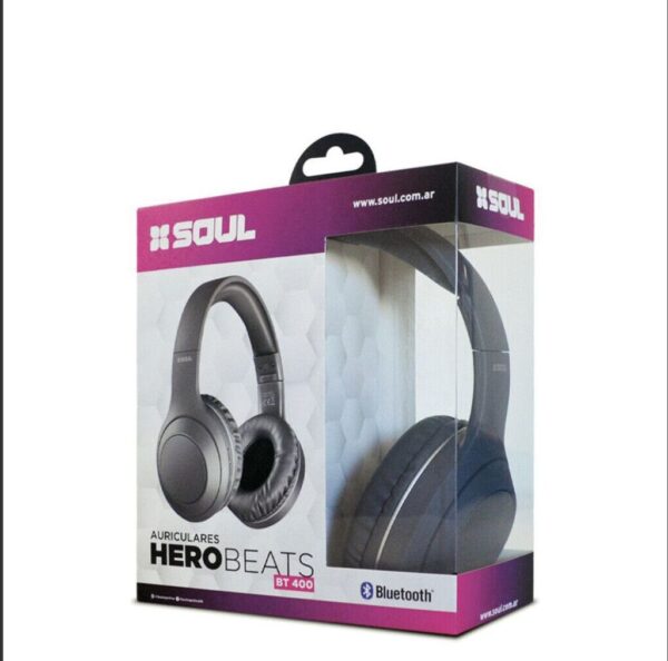 Auricular Bluetooth Vincha Hero Beats Bt400 Marca Soul -- Auricular Bluetooth Vincha Hero Beats Bt400 Marca Soul --