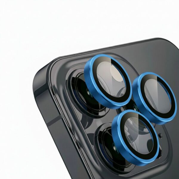 Protector Camara Liso iPhone 16 Pro / 16 Pro Max Azul Protector Camara Liso iPhone 16 Pro / 16 Pro Max Azul