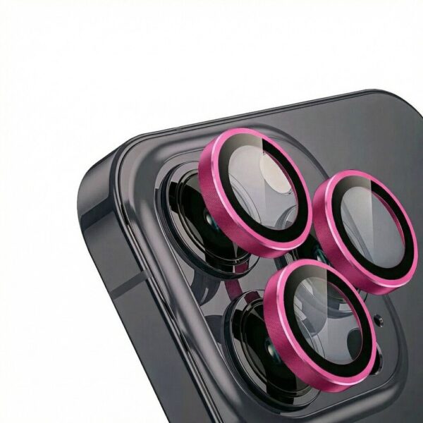 Protector Camara Liso iPhone 16 / 16 Plus Rosa