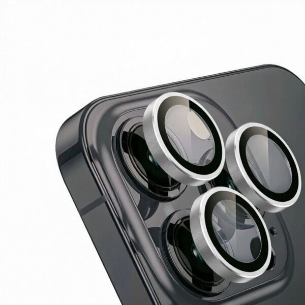 Protector Camara Liso iPhone 16 / 16 Plus Plata