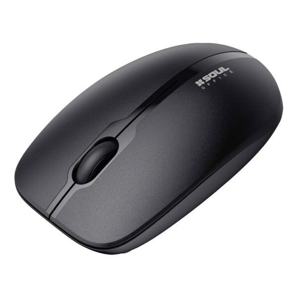 Mouse BT+Inalambrico BT-300 Negro --