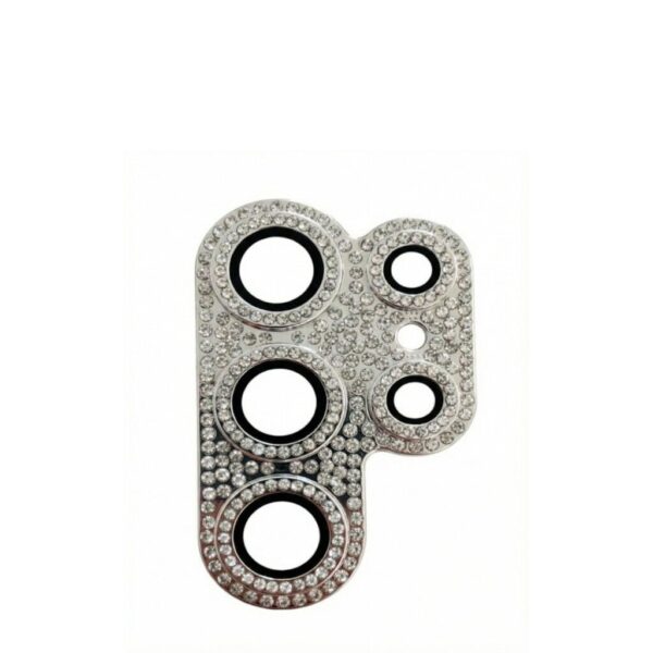 Protector Camara Diamante Completo Samsung S24 Plata