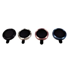Protector Camara Liso iPhone 11 / 12 / 12 Mini Negro