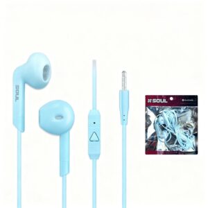 Manos Libres Stereo S59 3.5mm Classic c/corte celeste