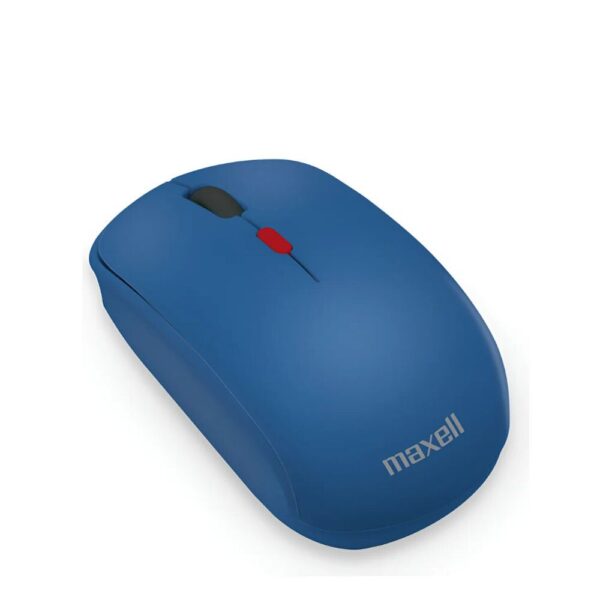 Mouse Inalambrico Diseño Curvo - MAXELL - MOWL100 - 1200 DPI AZUL