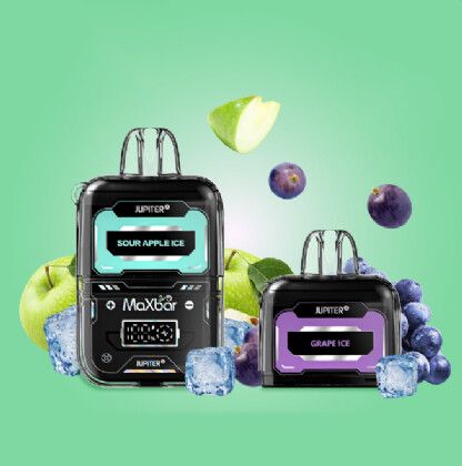 Max Bar Jupiter 20.000 Puffs Kit Sour Apple Ice + Grape Ice