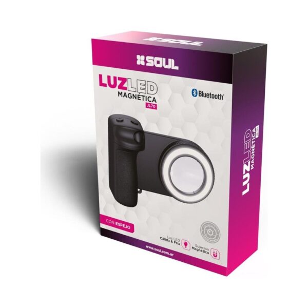 Luz Led Magnética con Disparador Soul JL70 Luz Led Magnética con Disparador Soul JL70